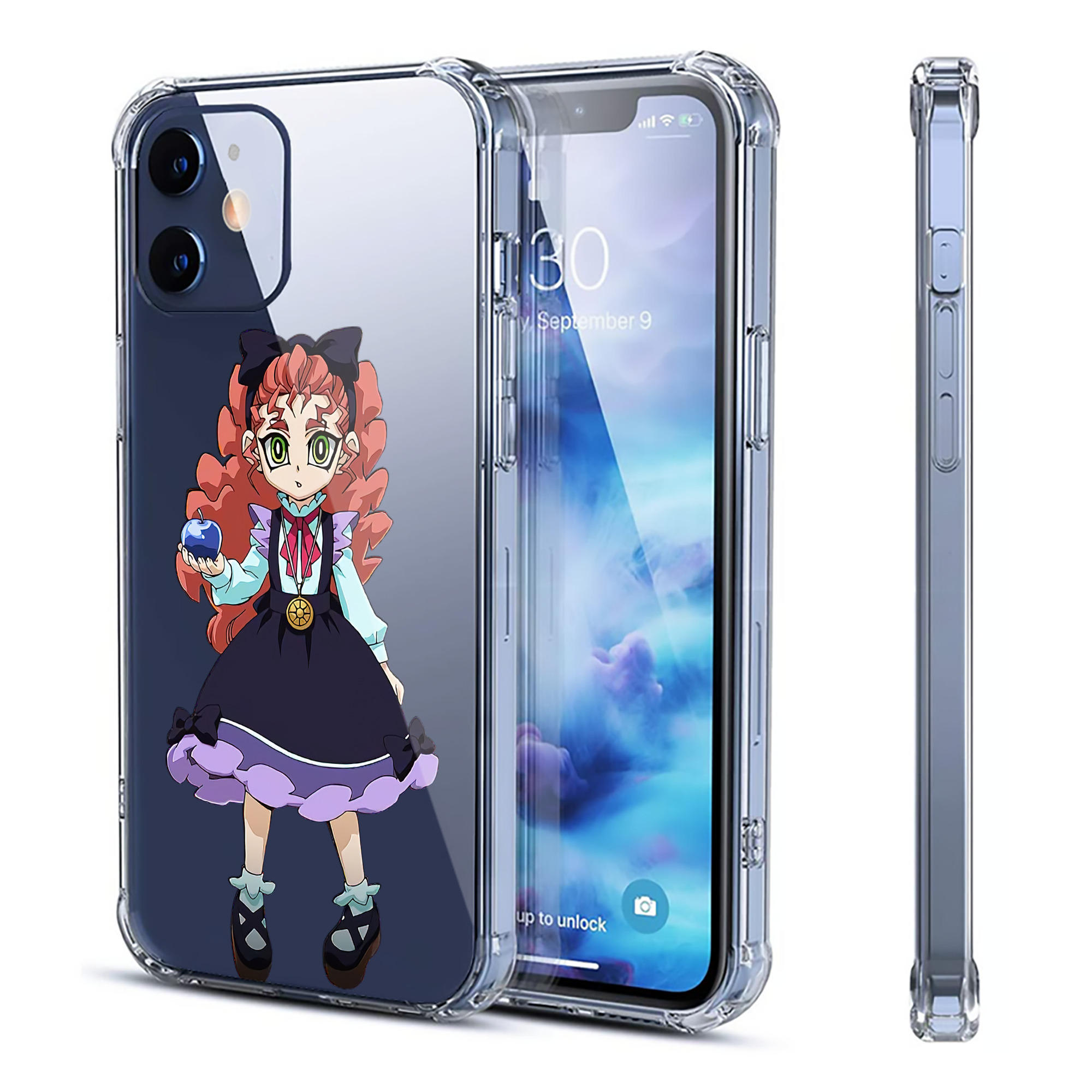 （画像用） 遊☆戯☆王 Yu-Gi-Oh! 【iPhone 12シリーズ対応】透明スマホケース（クリアソフトケース）